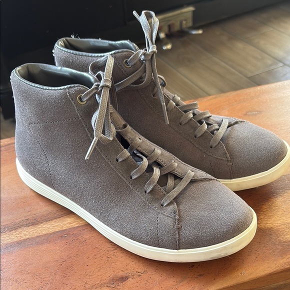 Cole Haan women’s Gray High-Top Sneakers size 7.5 - Picture 1 of 8